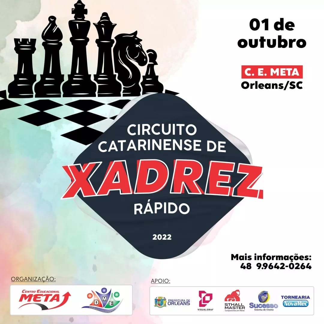 Primeira etapa do Circuito de Xadrez Online da SME será nesta sexta-feira