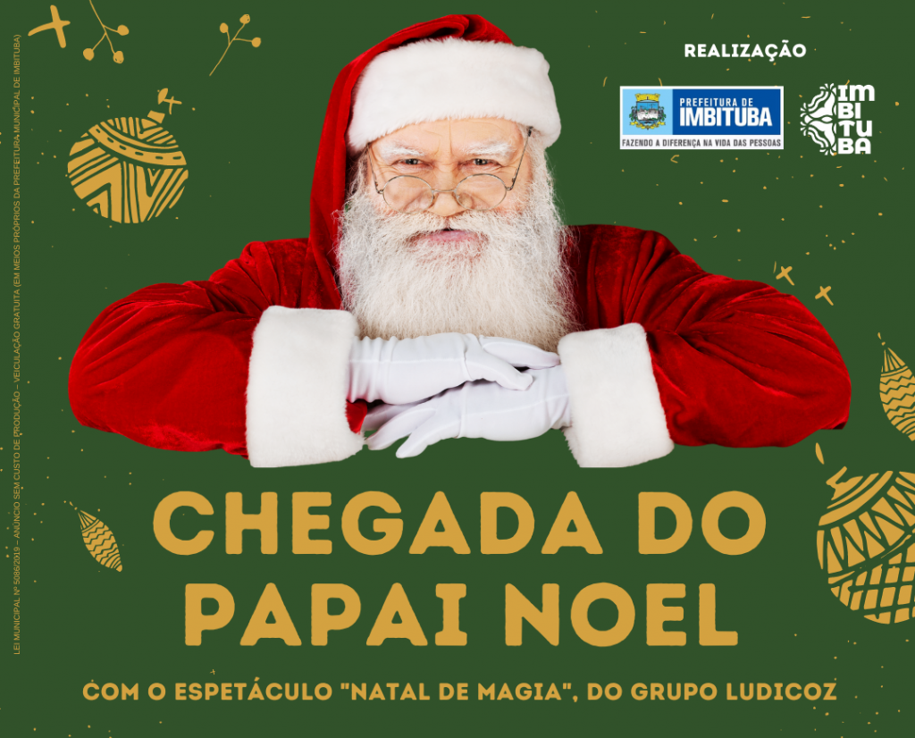 Em Imbituba, chegada do Papai Noel acontece nesta segunda-feira - Ligado no  Sul